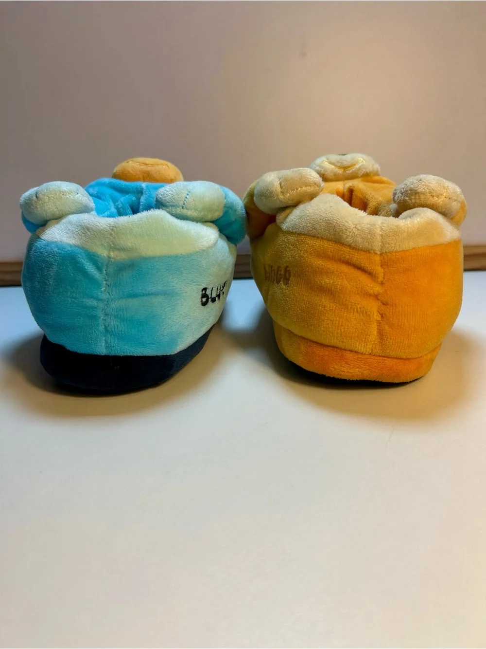 Bluey Plush Slippers for Kids - Soft Cozy Indoor Shoes, 11/12